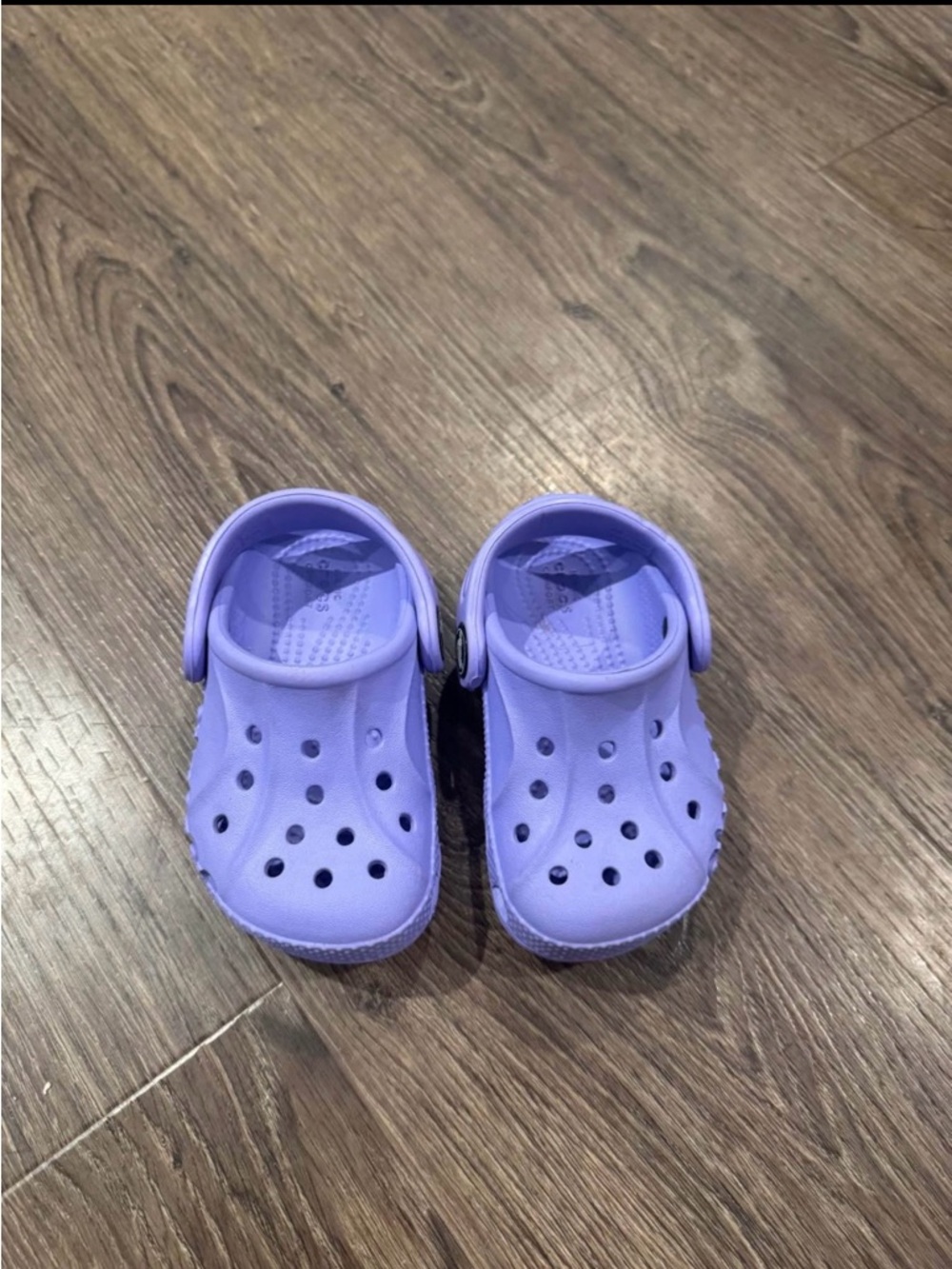 Purple Toddler CROCS- size 5c